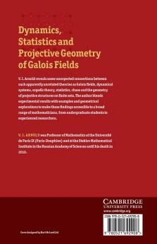 Dynamics Statistics and Projective Geometry of Galois Fields