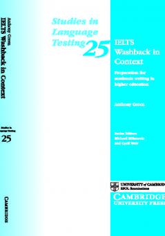 IELTS Washback in Context