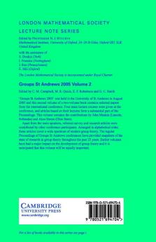 Groups St Andrews 2005