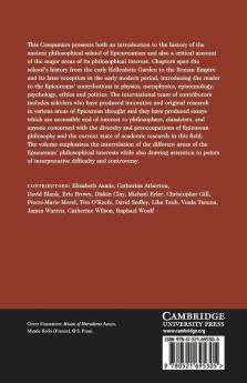 The Cambridge Companion to Epicureanism