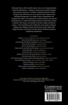 The Cambridge Companion to Twentieth-Century Russian Literature