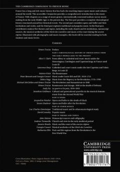 The Cambridge Companion to French Music