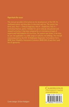 Multiaxial Presentation of the ICD-10 for Use in Adult Psychiatry