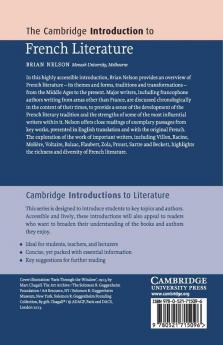 The Cambridge Introduction to French Literature