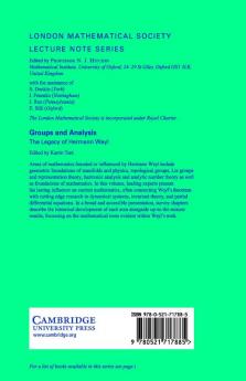 Groups and Analysis