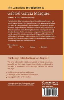 The Cambridge Introduction to Gabriel Garcia Marquez