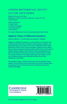 Algebraic Theory of Differential Equations