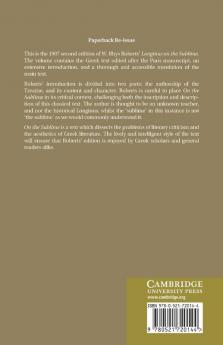 Longinus on the Sublime