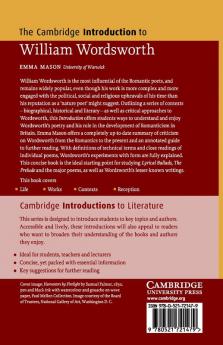The Cambridge Introduction to William Wordsworth