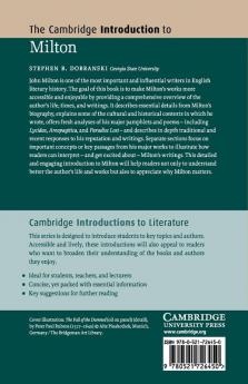 The Cambridge Introduction to Milton
