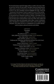 The Cambridge Companion to British Literature of the French Revolution in the 1790s