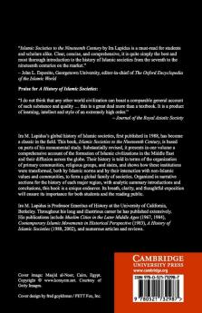 Islamic Societies to the Nineteenth Century