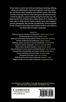 The Cambridge Companion to Modernist Women Writers