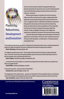 Plasticity Robustness Development and Evolution