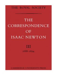 The Correspondence of Isaac Newton