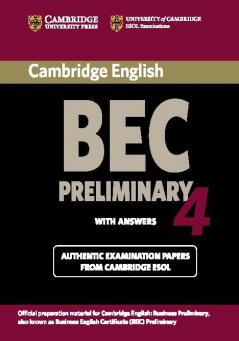Cambridge BEC 4 Preliminary