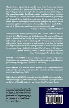 Explorations in Giftedness