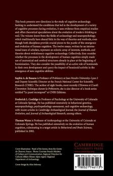 Cognitive Archaeology and Human Evolution
