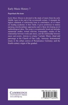 Early Music History