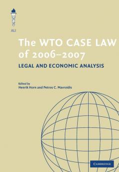 The WTO Case Law of 2006-2007