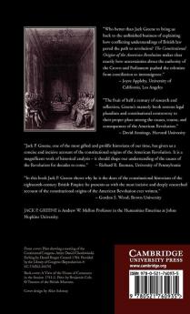 The Constitutional Origins of the American Revolution (New Histories of American Law)