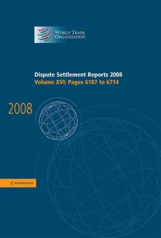 Dispute Settlement Reports 2008