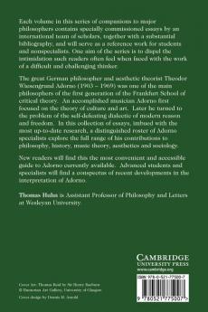 The Cambridge Companion to Adorno