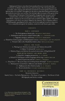 The Cambridge Companion to Shakespeare's History Plays