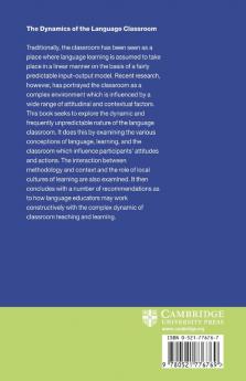 The Dynamics of the Language Classroom