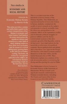 Economics and Politics in the Weimar Republic