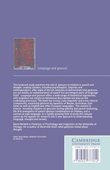 Language and Gesture