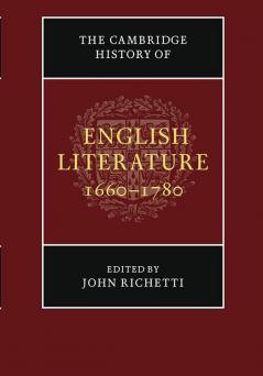 The Cambridge History of English Literature 1660-1780