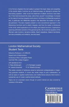 Elliptic Functions