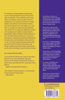 The Treatment of Anxiety Disorders