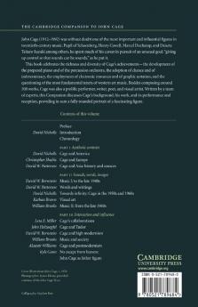 The Cambridge Companion to John Cage