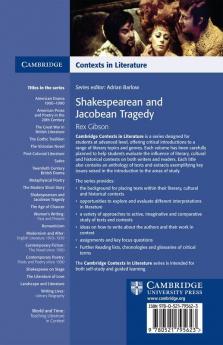 Shakespearean and Jacobean Tragedy