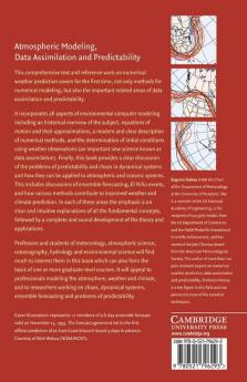 Atmospheric Modeling Data Assimilation and Predictability