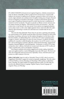 A Thematic Guide to Optimality Theory