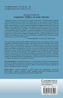 Legislative Politics in Latin America