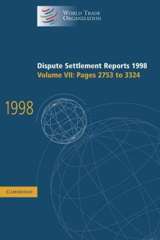Dispute Settlement Reports 1998
