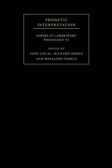 Phonetic Interpretation