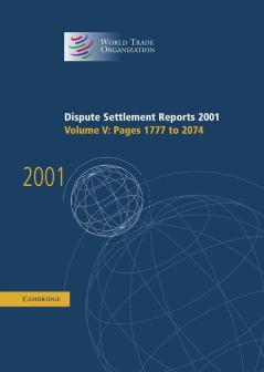 Dispute Settlement Reports 2001