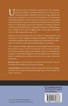 Energy Law and the Environment