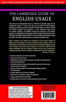 THE CAMBRIDGE GUIDE TO ENGLISH USAGE