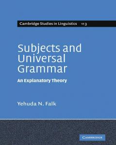 Subjects and Universal Grammar