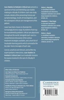 Case Studies in Pediatric Critical Care