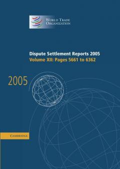 Dispute Settlement Reports 2005