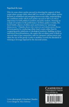 Why Ethnic Parties Succeed