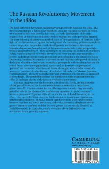 The Russian Revolutionary Movement in the 1880s