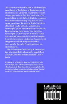 The Abolition of the Death Penalty in International Law